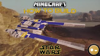 UT60D Uwing starfighter  Minecraft Star Wars tutorial [upl. by Ulphia663]