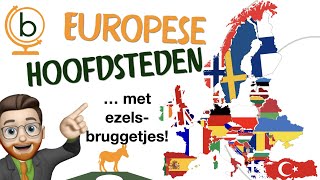 Onthoud alle Europese hoofdsteden met deze Handige Ezelsbruggetjes [upl. by Eiroc403]