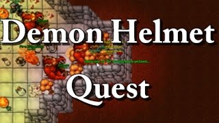 Tibia  Demon Helmet Quest [upl. by Urias374]