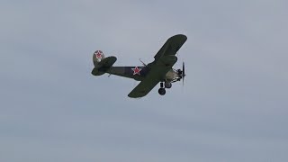 Shuttleworth Festival of Flight 2024 Polikarpov Po2 and Westland Lysander [upl. by Tilney516]