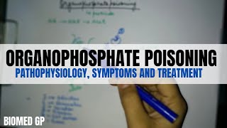 Organophosphates Pathophysiology symptoms and treatment BioMed GP [upl. by Woodrow]