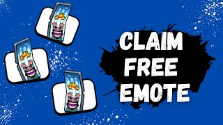 claim free emote in clash royale  how to get free emote clashroyale  END LEVELS [upl. by Einama429]