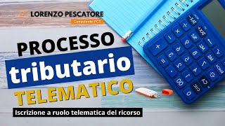 Ricorso Tributario  Deposito telematico del ricorso promo [upl. by Anirual316]