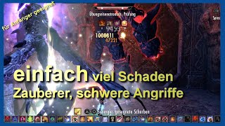 ESO Build  sehr einfach viel Schaden mit fast nur einer Taste Zauberer schwere Angriffe [upl. by Alic939]