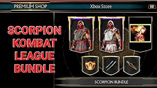 MK11 Premium Shop Special Scorpion Kombat League skins gear etc 26th May 2023 52623 [upl. by Inalial]