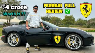 Ferrari California Full Review 💸❤️ 4 Crore Buy or Not  🔥🔥 [upl. by Noiramed]