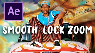 Smooth LOCKED ZOOM TRANSITIONS from AAP ROCKY x PACSUN Collab  Adobe After Effects Tutorial [upl. by Satterfield255]