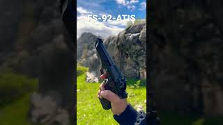 İTALYAN BERETTA 92 FS ATIŞI asmrsounds asmr [upl. by Bent]