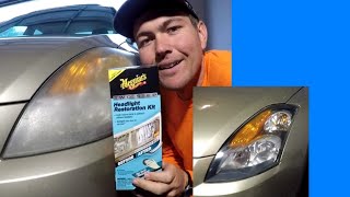 Meguiars headlight restoration kit review [upl. by Kcirttap461]