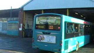 Buses in Rhyl December 2009 [upl. by Eissolf814]