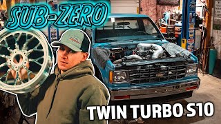 Building the CLEANEST Twin Turbo S10 Street Truck Project SUBZERO [upl. by Inahet851]