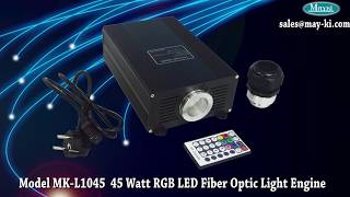 MKL1045 45 Watt RGB LED Fibre Optic Light Illuminator by maykicom [upl. by Eisseb535]