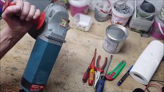 Winkelschleifer reparieren To repair an angle grinder [upl. by Sessler]