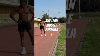 Lean Muscle Formula ⚡️ leanmass buildingmuscle weightloss healthyfood motivation [upl. by Claude]