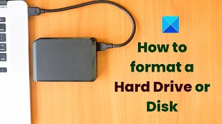 How to format a Hard Drive or Disk in Windows 1110 [upl. by Aicirtal395]