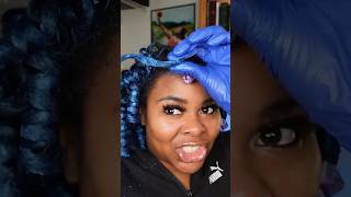 Does Curl Color Gel Flake 💙👀 curlcolorgel naturalcurls curlyhairstyles naturalhair [upl. by Aneral]