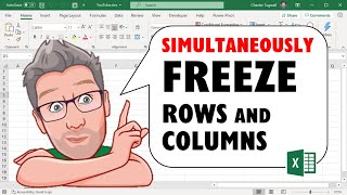 How to Simultaneously Freeze Rows and Columns in Excel [upl. by Aixela]