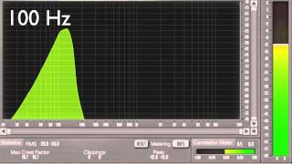 20Hz to 20kHz Frequency Sweep Logarithmic 1080p HD [upl. by Aleda]