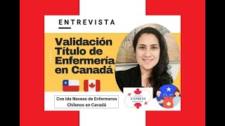 Validación de Título Enfermería TENS y Auxiliar de Enfermería en Canada [upl. by Shirah]