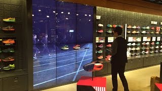 Future Retail NIKE Flagship Store  Interactive Digital Media [upl. by Ajin]