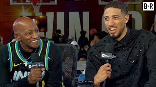 Tyrese Haliburton amp His Dad Talk Pacers Advancing to IST Championship  Inside the NBA [upl. by Darnok]