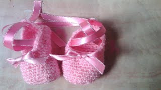 Botitas para bebé en crochet paso a paso  0 a 3 meses [upl. by Asylem]