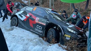 🇮🇩 Rallye CRASH WRC Monte Carlo 2024 Katsuta 🇯🇵 [upl. by Cirdla253]