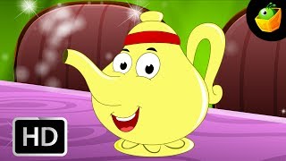 I Am A Little Tea pot  English Nursery Rhymes  Animated Cartoon Songs For Kids [upl. by Whelan]