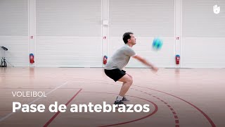 Pase de antebrazos  Voleibol [upl. by Pironi]