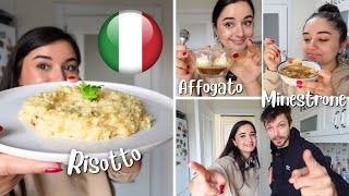 İTALYAN YEMEKLERİ  Risotto alla Milanese Minestrone Affogato [upl. by Aerbas]