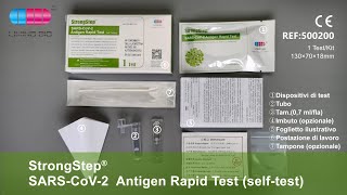 SARSCoV2 Antigen Rapid Test for nose swab [upl. by Lanette]