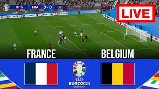 🔴 LIVE  France vs Belgium  UEFA Euro 2024  Live Match Today  Full Match Streaming [upl. by Mellicent]