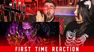 Gamer GIRL Reacts to all Dead By Daylight ALL Killers Trailers [upl. by Adranoel]