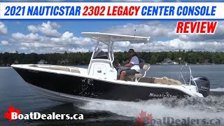 2021 NauticStar 2302 Legacy Center Console Boat Review [upl. by Atteras]