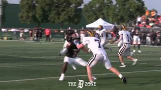 Clarkston 2026 DE Gabe Mansour tackle vs Belleville [upl. by Ubald]