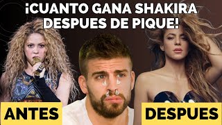 CUANTO DINERO GANA SHAKIRA DESPUES DE PIQUE [upl. by Sedgewick]