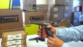 GTSL  Herramienta para cinchos  Cable Tie Tool  Panduit  Tool Controlled Tension and Cutoff [upl. by Idelle462]