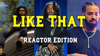 Future amp Metro Boomin ft Kendrick Lamar  Like That  REACTION COMPILATION [upl. by Aistek]