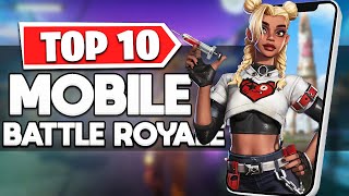 Top 10 Mobile Battle Royale Games 2023 [upl. by Yrffej]