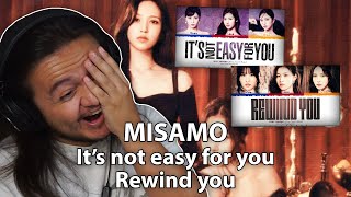 MISAMO  ‘It’s not easy for you amp ‘Rewind you’  REACTION [upl. by Siahc]