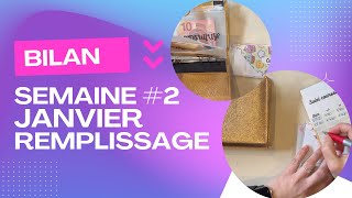 BILAN 2 JANVIER  PLANIFICATION  SYSTÈME DES ENVELOPPES [upl. by Ylrebmi]