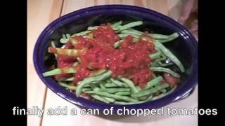 The Rustic Greek Cook Fasolakia Greek green beans φασολάκια [upl. by Orest]