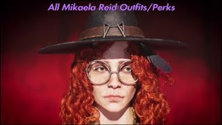 Dead By Daylight All Mikaela Reid OutfitsPerks [upl. by Fleming711]