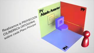 Dibujo Técnico Introducción al Sistema Diédrico [upl. by Iharas]