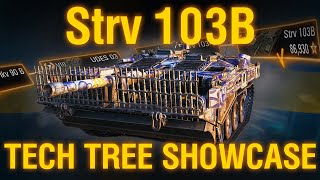 How to make its armor work  Strv 103B Tech Tree Showcase [upl. by Samuela649]