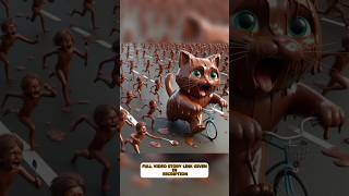 cat become chocolatecute cat misadventures cats cat aicat ytshorts youtubeshorts yt [upl. by Niryt]