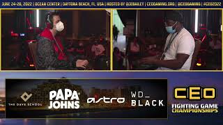 CEO 2022 Samurai Shodown TOP 8  DATA BIGBATES vs TXC VIOLENT KAIL [upl. by Losiram]