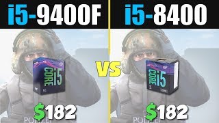 i59400F vs i58400 benchmarks [upl. by Arriec831]