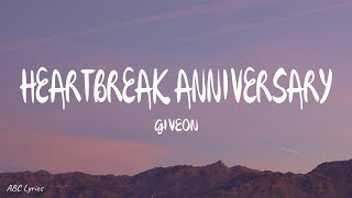 Giveon  Heartbreak Anniversary Lyrics [upl. by Anirtac480]