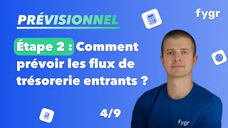 PRÉVISIONNEL  Étape 2  Comment prévoir les flux de trésorerie entrants [upl. by Venice]